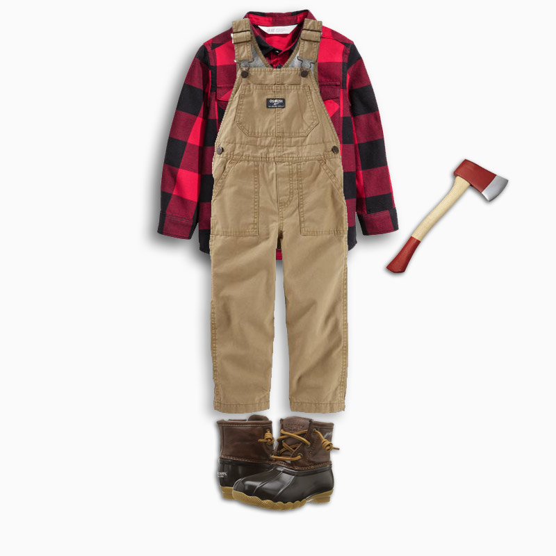 Last Minute Halloween Costumes for Toddlers - Lumberjack