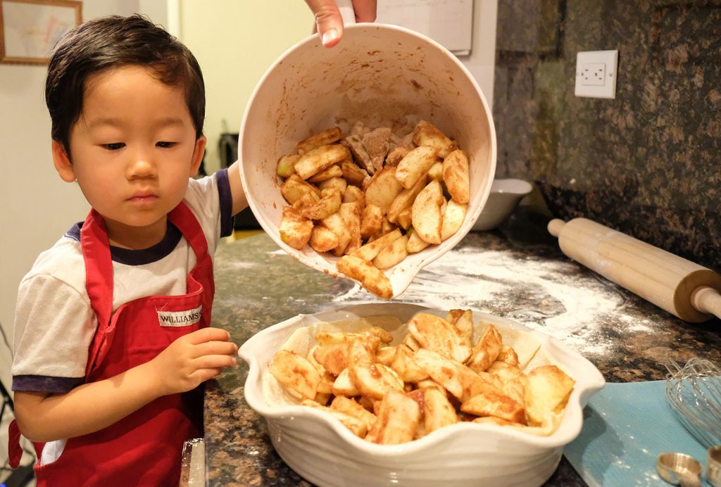 Baking with Toddlers - Apple Pie