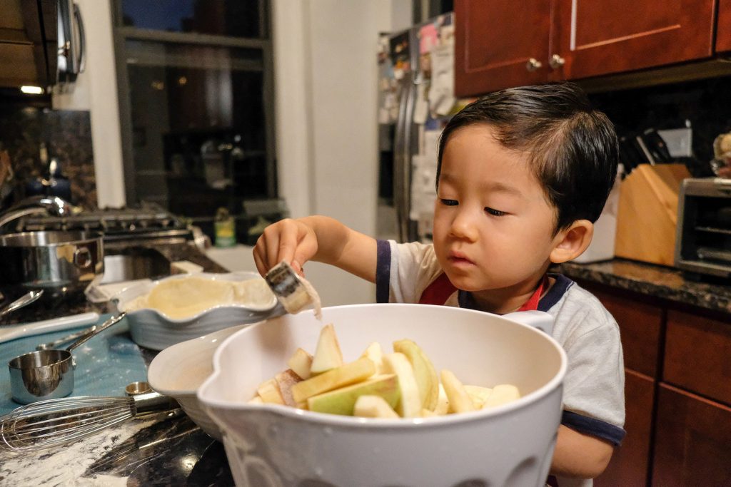 Baking with Toddlers - Apple Pie