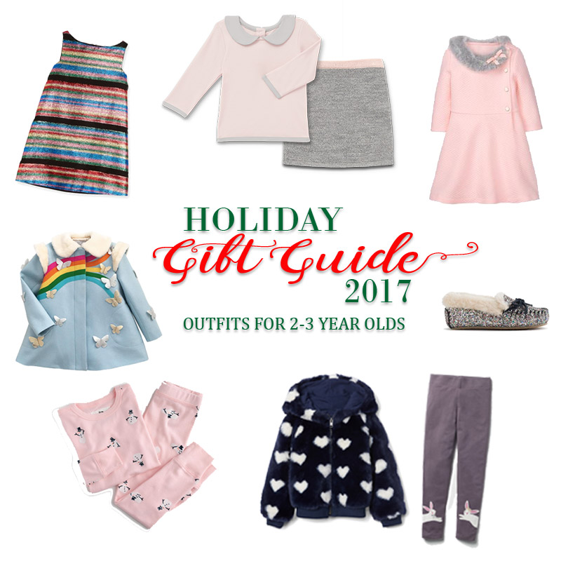 2017 Holiday Gift Guide - Outfits for 2 Year Olds to 3 Year Olds for Her