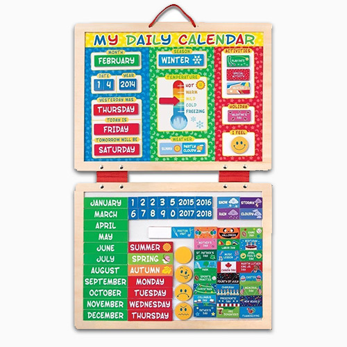 melissa & doug my first daily magnetic calendar stores