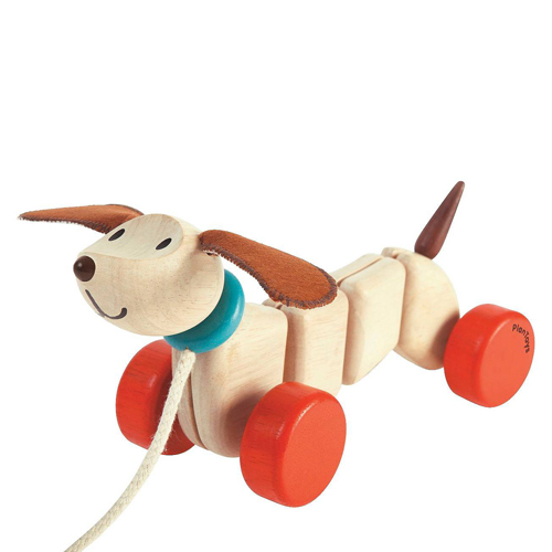 PlanToys Pull Happy Puppy