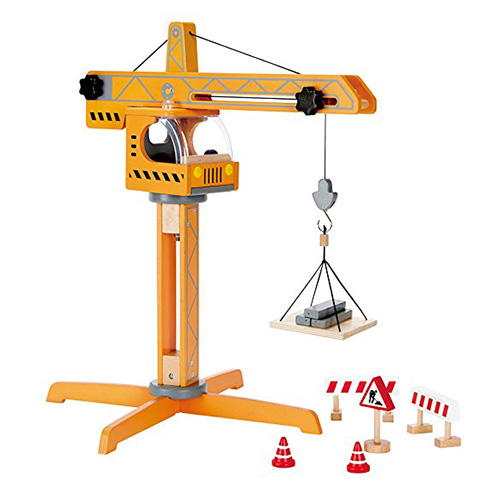 Hape Crane Lift Wooden Construction Set