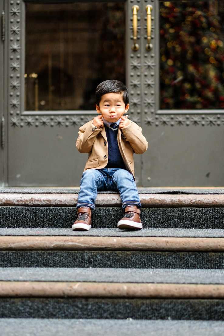 Dashing Holiday Outfits for Boys - Meet Santa