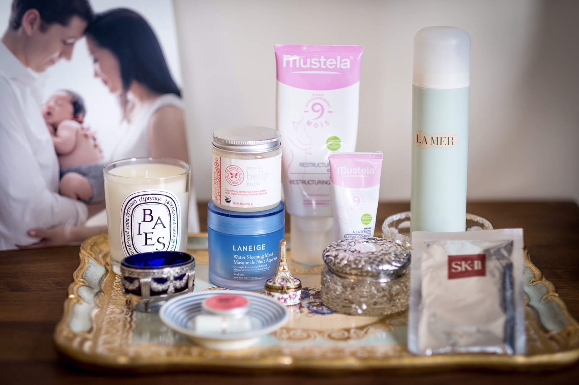 Maternity Must-Haves - Pregnancy-Safe Beauty Products - Maternity Beauty Products Tray