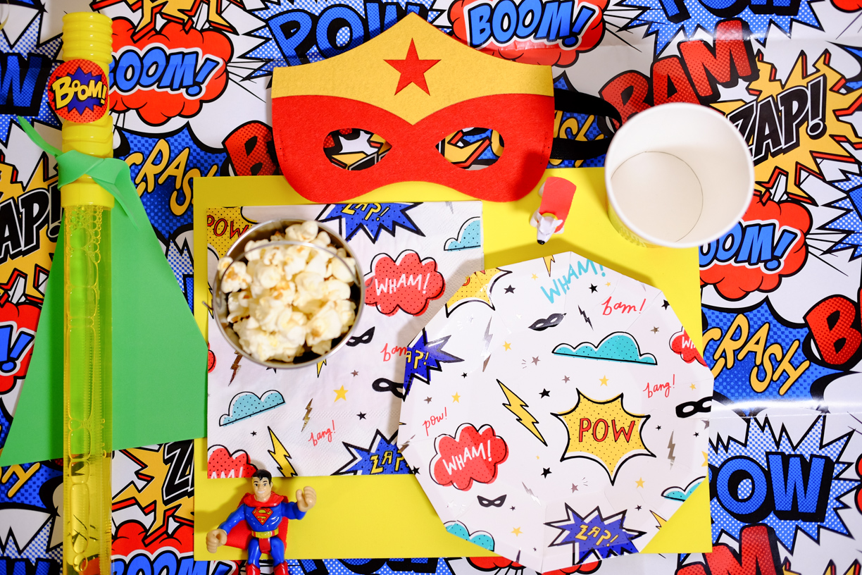 Superhero Tablescape