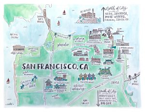 San Francisco Map - Travel Guide with Kids