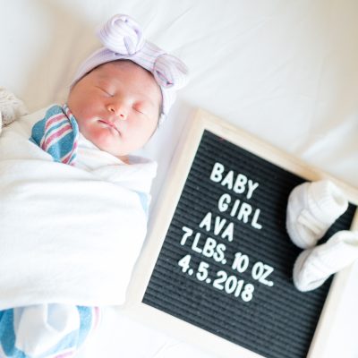 Welcome Baby Ava – Birth Story and Photos