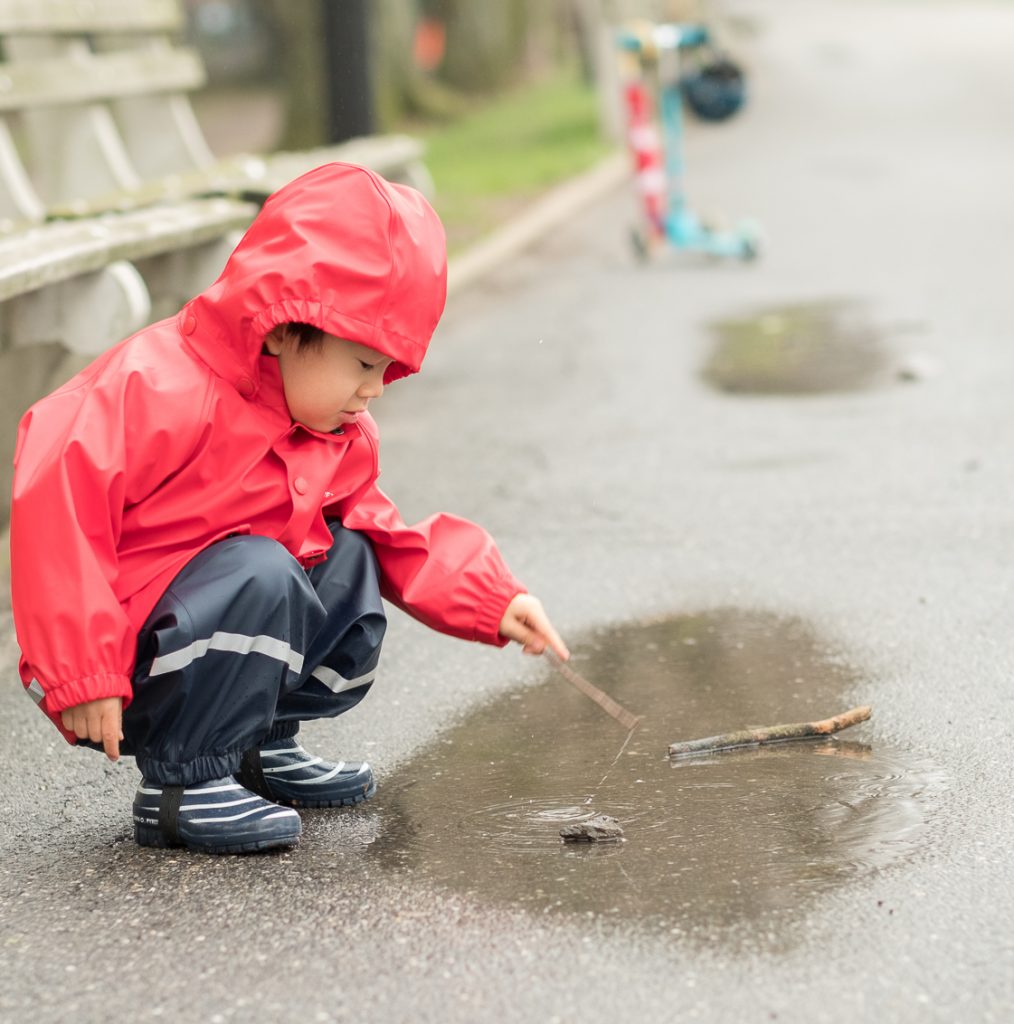 Childrens wet hot sale weather gear