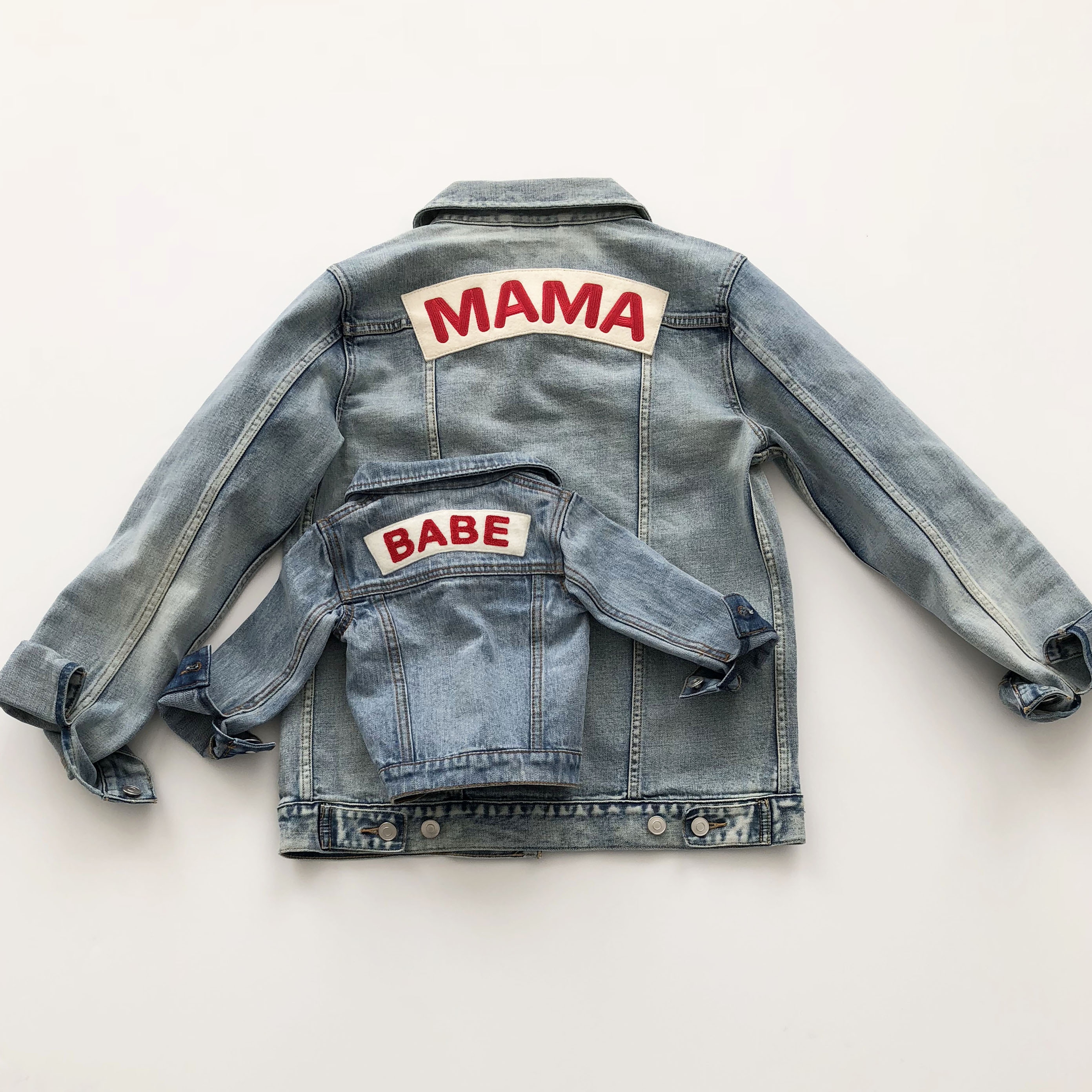 mama babe jean jackets