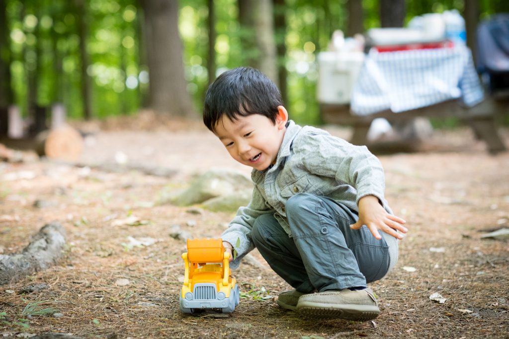 Camping With Kids Tip: Bring outdoor toys