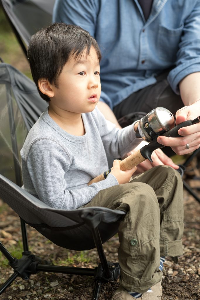 Camping With Kids Fishing with a preschooler