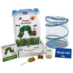 Insect Lore World Of Eric Carle, The Very Hungry Caterpillar Butterfly Growing Kit With Live Caterpillars