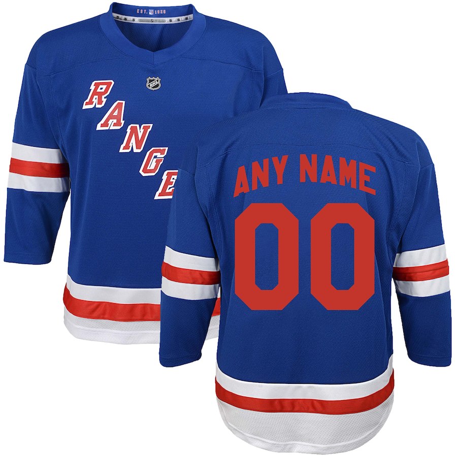 Nhl Ny Rangers Personalized Jersey Bash & Co.