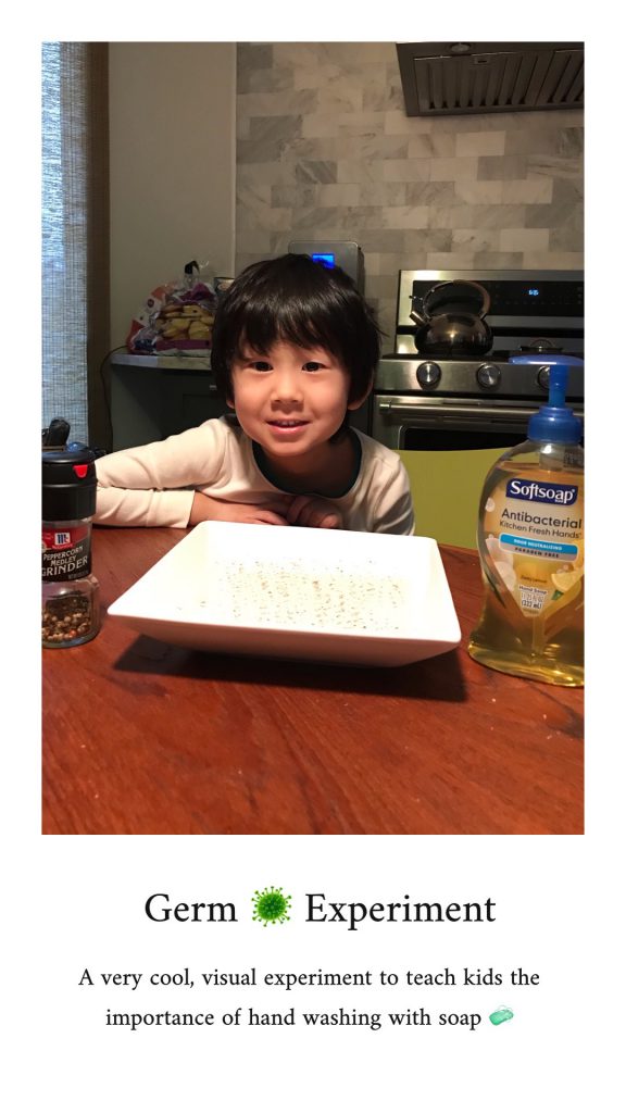 Germ Experiment Soap And Pepper Bash & Co.